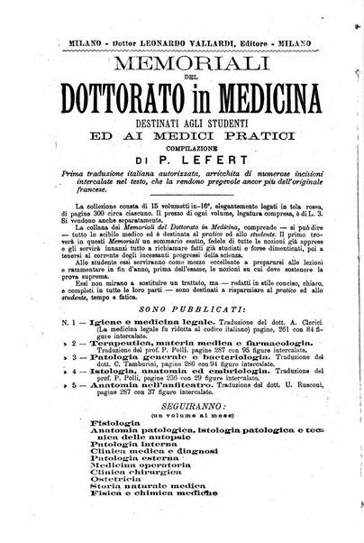 Bollettino delle cliniche pubblicazione settimanale