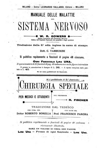 Bollettino delle cliniche pubblicazione settimanale