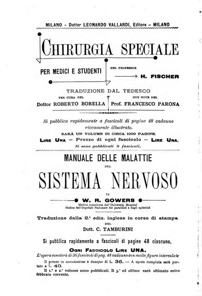 Bollettino delle cliniche pubblicazione settimanale