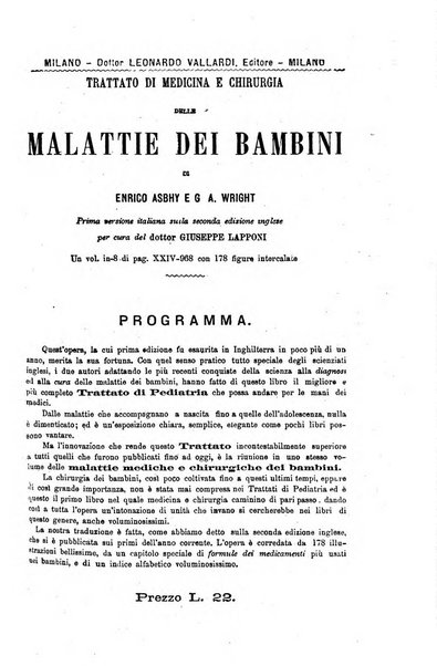 Bollettino delle cliniche pubblicazione settimanale