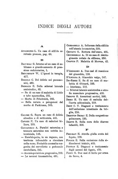 Bollettino delle cliniche pubblicazione settimanale