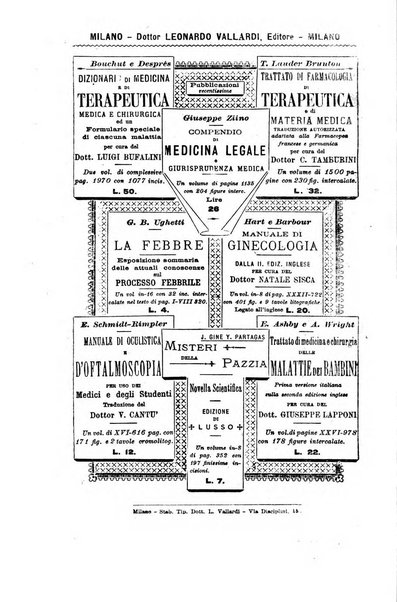 Bollettino delle cliniche pubblicazione settimanale