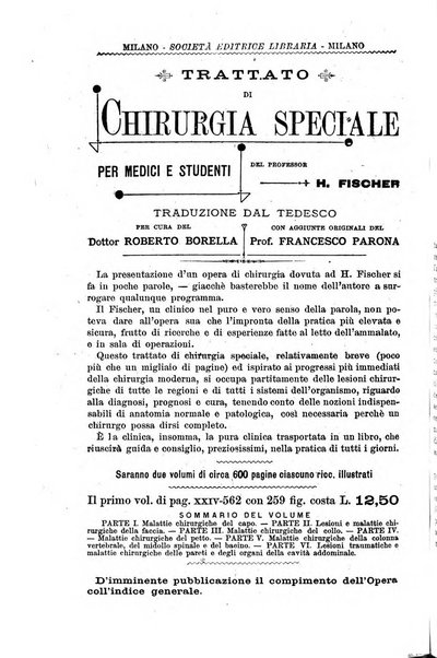 Bollettino delle cliniche pubblicazione settimanale