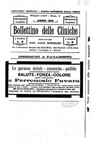 Bollettino delle cliniche pubblicazione settimanale