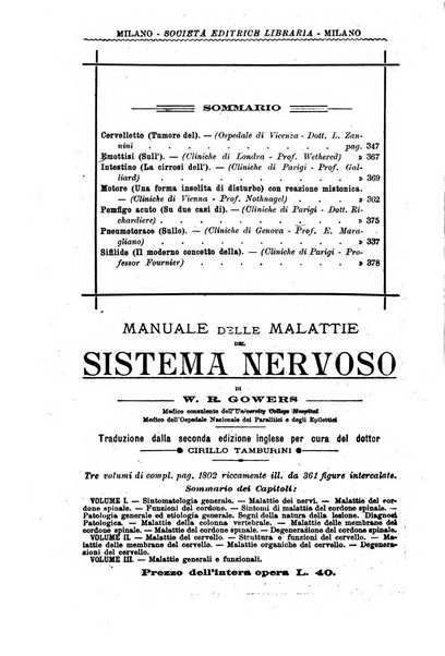 Bollettino delle cliniche pubblicazione settimanale