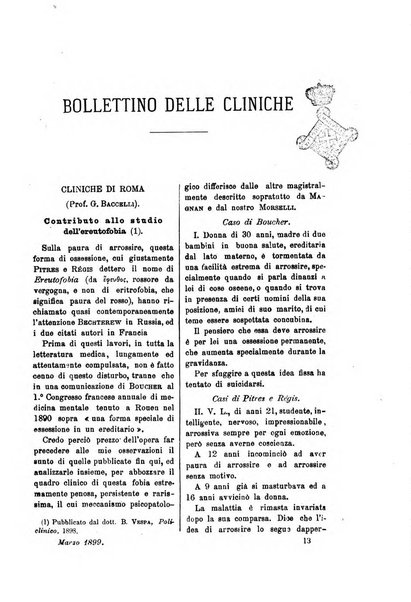 Bollettino delle cliniche pubblicazione settimanale