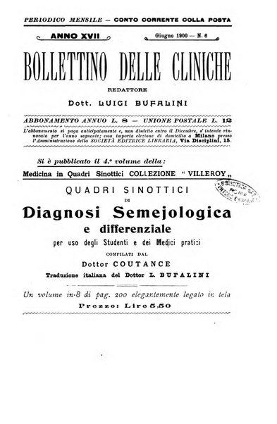 Bollettino delle cliniche pubblicazione settimanale