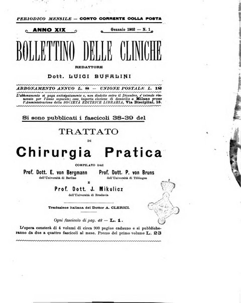 Bollettino delle cliniche pubblicazione settimanale