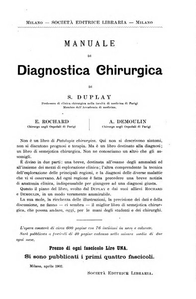 Bollettino delle cliniche pubblicazione settimanale