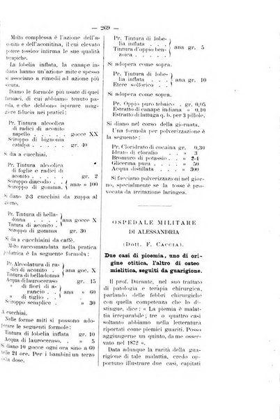 Bollettino delle cliniche pubblicazione settimanale