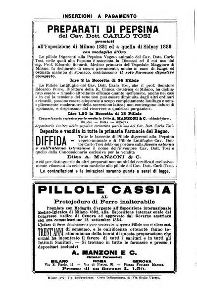 Bollettino delle cliniche pubblicazione settimanale