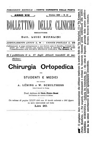 Bollettino delle cliniche pubblicazione settimanale