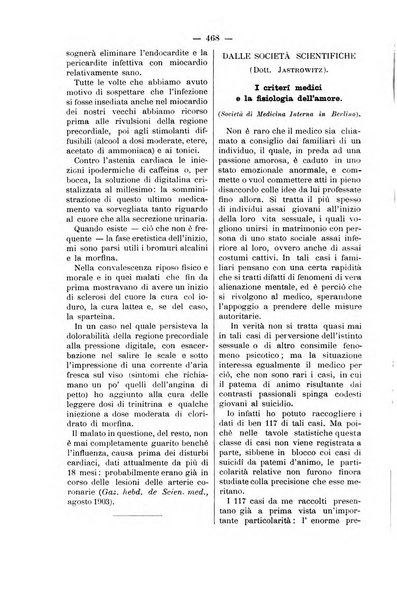 Bollettino delle cliniche pubblicazione settimanale