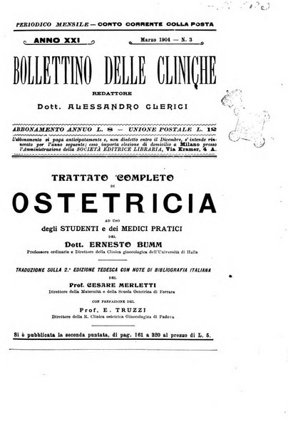 Bollettino delle cliniche pubblicazione settimanale