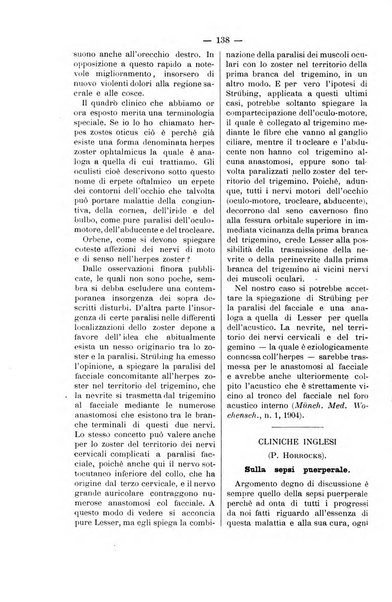 Bollettino delle cliniche pubblicazione settimanale