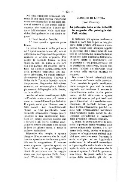 Bollettino delle cliniche pubblicazione settimanale