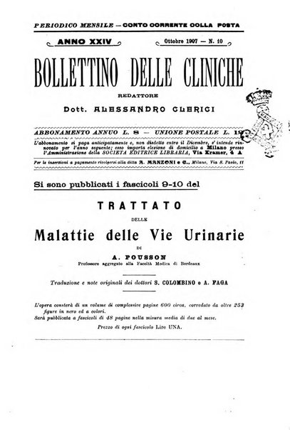 Bollettino delle cliniche pubblicazione settimanale