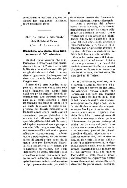 Bollettino delle cliniche pubblicazione settimanale