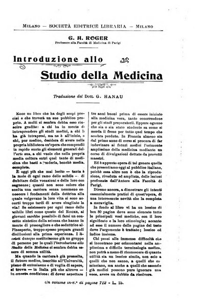 Bollettino delle cliniche pubblicazione settimanale