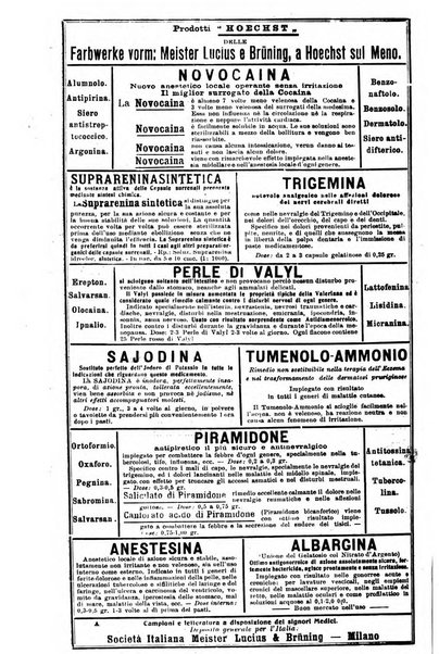 Bollettino delle cliniche pubblicazione settimanale