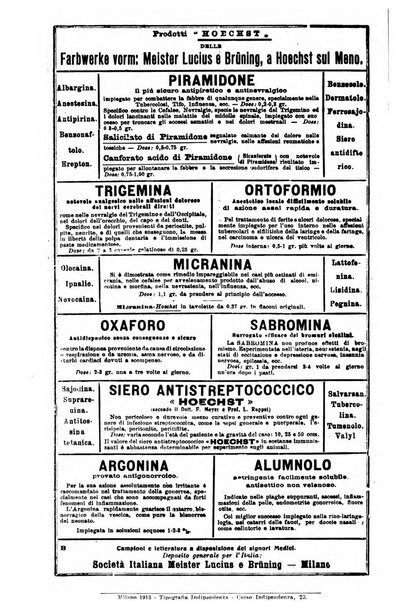 Bollettino delle cliniche pubblicazione settimanale