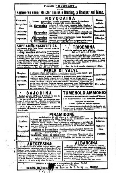 Bollettino delle cliniche pubblicazione settimanale