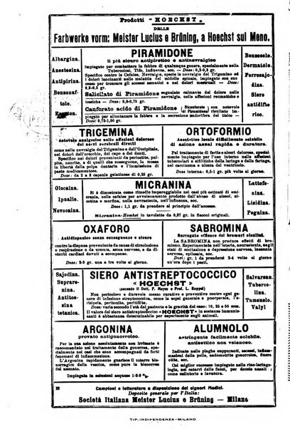 Bollettino delle cliniche pubblicazione settimanale