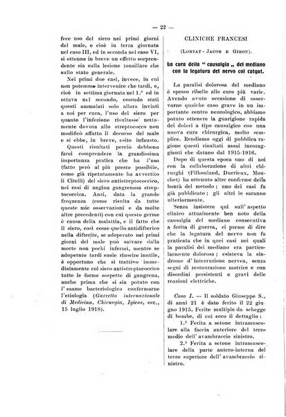 Bollettino delle cliniche pubblicazione settimanale