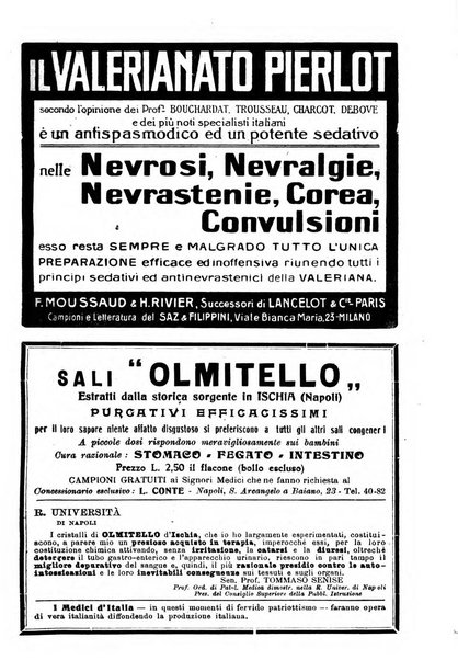 Bollettino delle cliniche pubblicazione settimanale