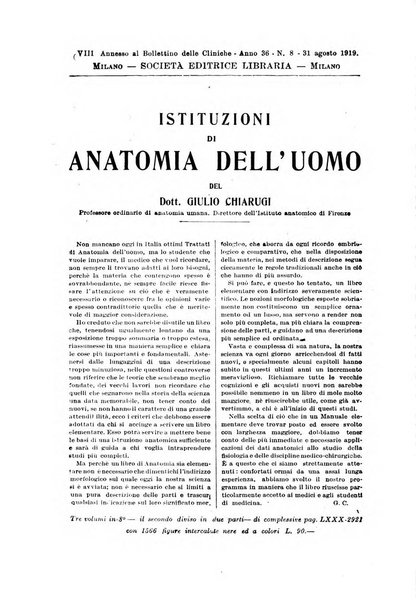 Bollettino delle cliniche pubblicazione settimanale