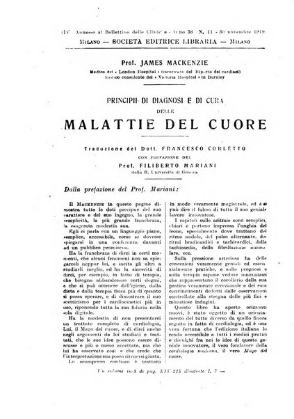 Bollettino delle cliniche pubblicazione settimanale