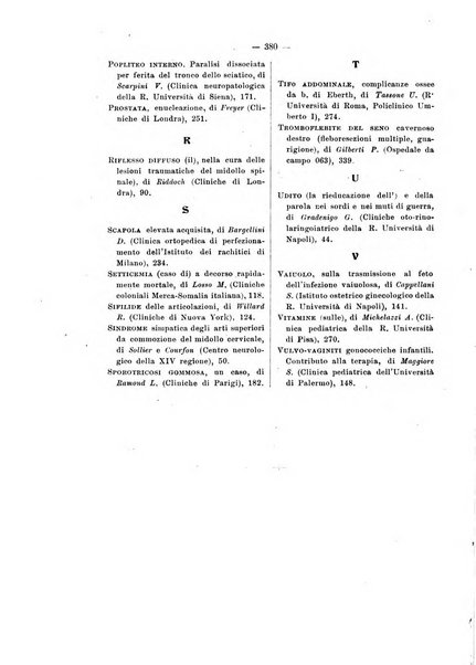 Bollettino delle cliniche pubblicazione settimanale