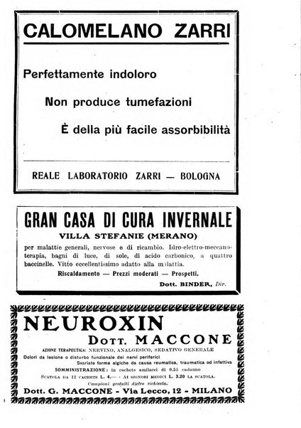 Bollettino delle cliniche pubblicazione settimanale