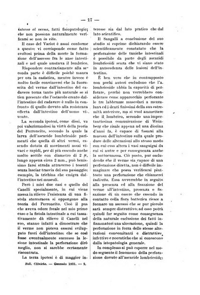 Bollettino delle cliniche pubblicazione settimanale