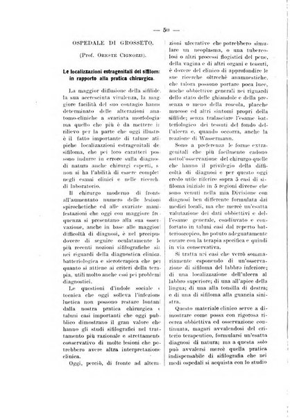 Bollettino delle cliniche pubblicazione settimanale