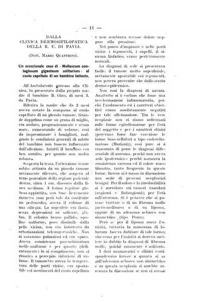 Bollettino delle cliniche pubblicazione settimanale