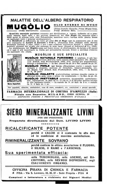 Bollettino delle cliniche pubblicazione settimanale