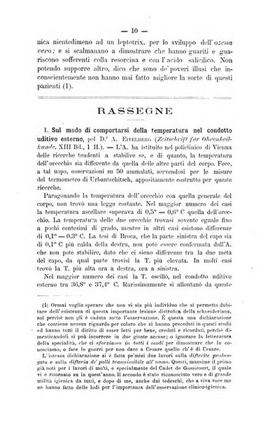 Bollettino delle malattie dell'orecchio, della gola e del naso