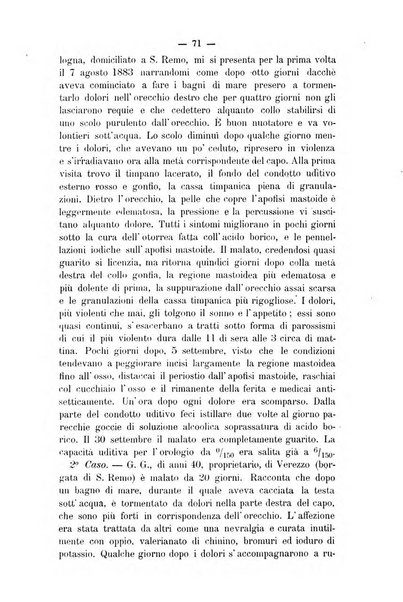 Bollettino delle malattie dell'orecchio, della gola e del naso