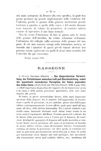 Bollettino delle malattie dell'orecchio, della gola e del naso