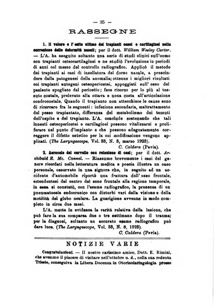 Bollettino delle malattie dell'orecchio, della gola e del naso