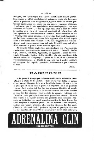 Bollettino delle malattie dell'orecchio, della gola e del naso