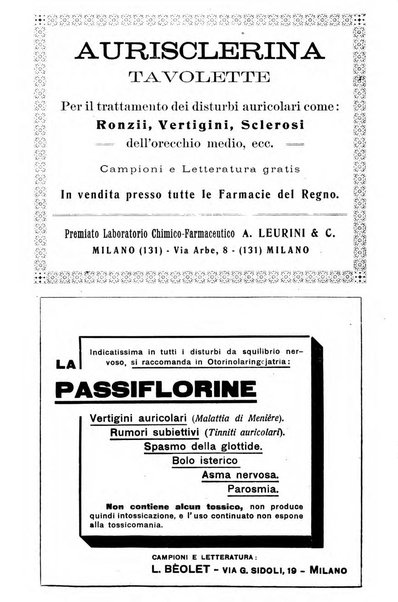 Bollettino delle malattie dell'orecchio, della gola e del naso