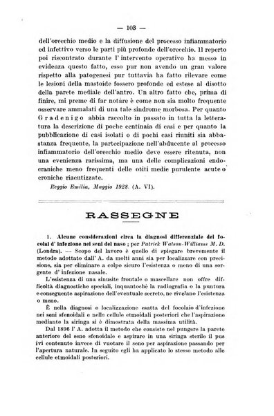 Bollettino delle malattie dell'orecchio, della gola e del naso