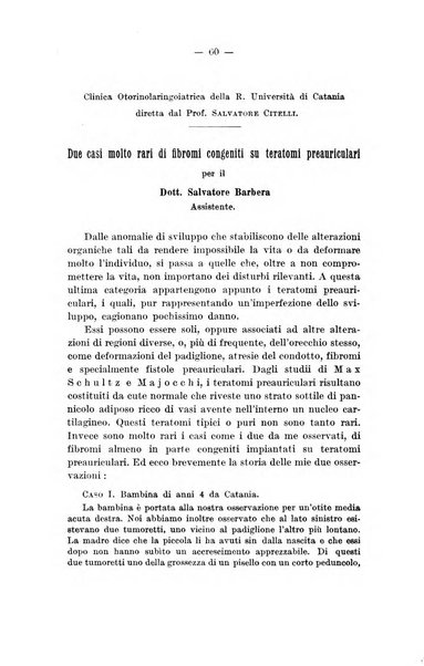 Bollettino delle malattie dell'orecchio, della gola e del naso