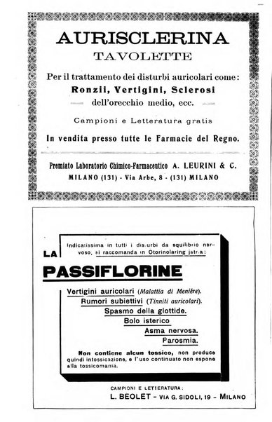 Bollettino delle malattie dell'orecchio, della gola e del naso