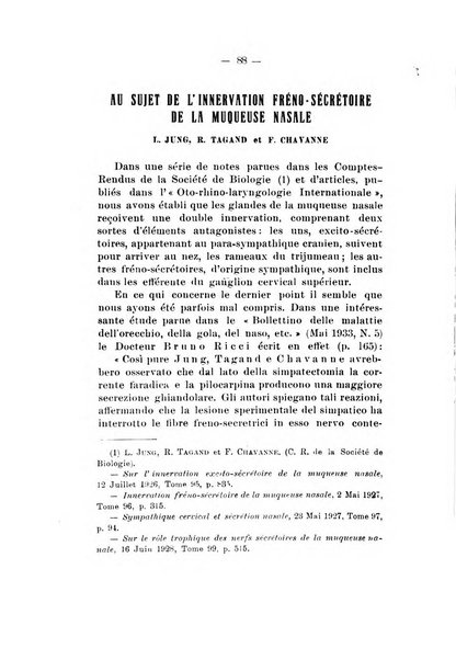 Bollettino delle malattie dell'orecchio, della gola e del naso