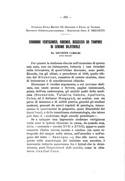 Bollettino delle malattie dell'orecchio, della gola e del naso