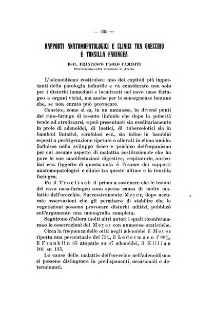 Bollettino delle malattie dell'orecchio, della gola e del naso