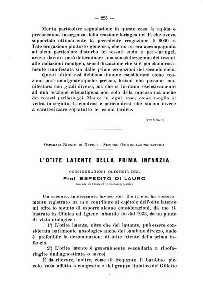 Bollettino delle malattie dell'orecchio, della gola e del naso